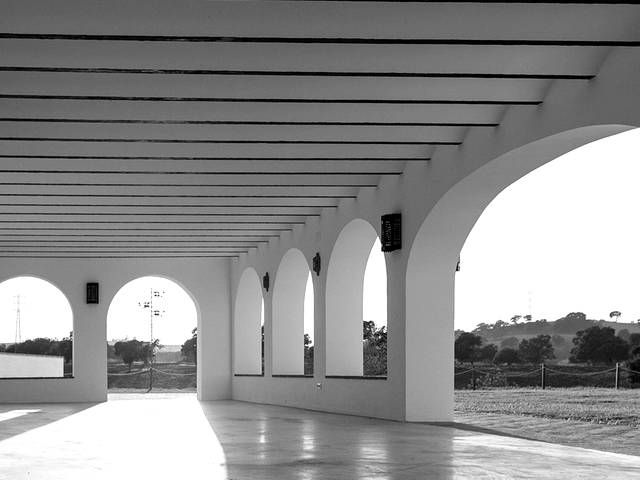 Porche con arcos
